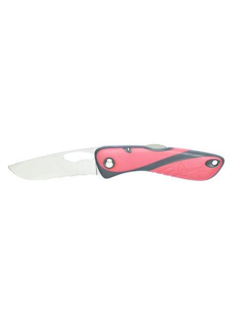 WICHARD OFFSHORE KNIFE - SINGLE SERRATED BLADE - ORANGE / BLACK