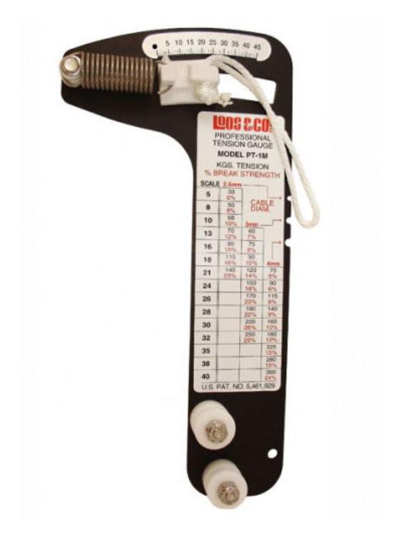 LOOS PRO RIG TENSION GAUGE 3/32", 1/8", 5/32"