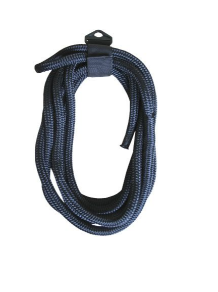 BLACK NYLON DOCKLINES - 10MM X 6 METRES