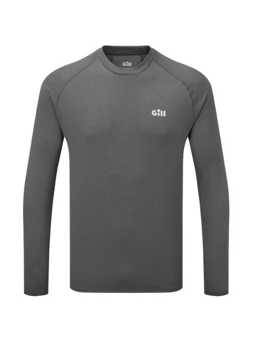 GILL MILLBROOK LONG SLEEVE CREW SHIRT - GREY