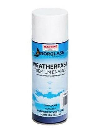 8431 WEATHERFAST WHITE SPRAY CAN 300G