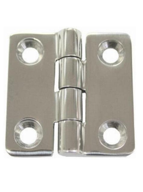 BUTT HINGE 316 STAINLESS STEEL 50MM X 52MM