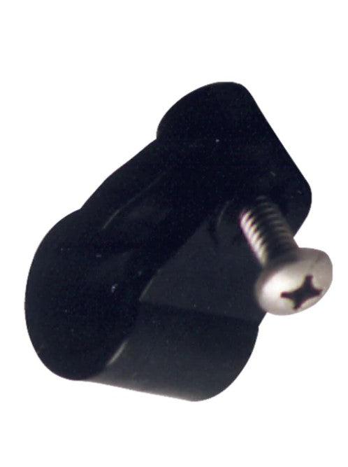 CANOPY BOW KNUCKLE / TUBE CLAMP 25MM BLACK