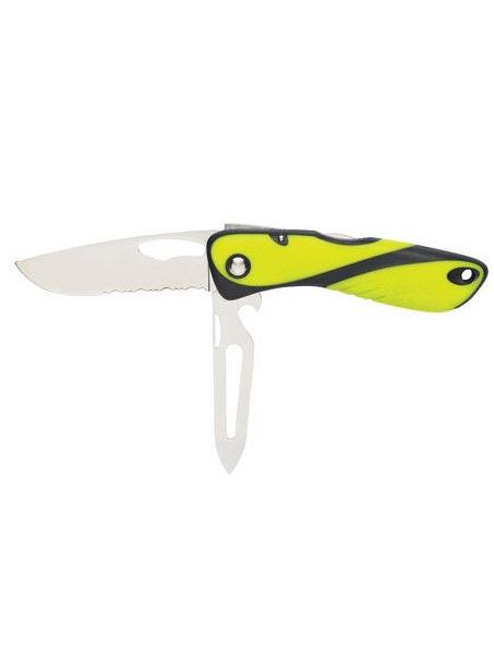 OFFSHORE KNIFE - WITH SHACKLE KEY AND SPIKE - FLUORO / BLACK