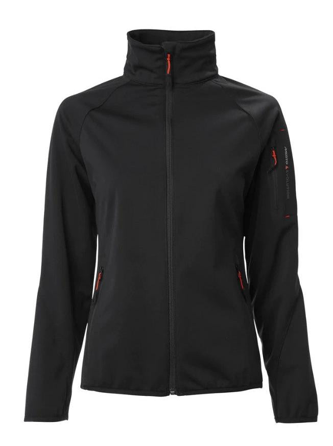 MUSTO WOMEN'S CREW SOFTSHELL JACKET - BLACK