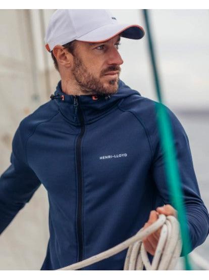 HENRI LLOYD MAV MID LAYER ZIP HOOD - NAVY