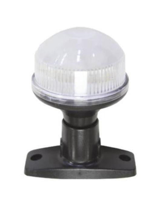 LED FIXED 360 DEGREE LIGHT- BLACK NYLON BASE 100MM