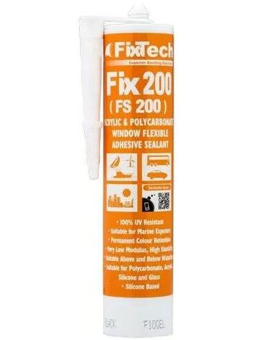 FIX200 SILICONE - BLACK - 310ML
