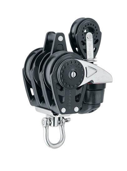 2619 HARKEN 40 MM TRIPLE RATCHET CARBO AIR®BLOCK SWIVEL, BECKET, CAM CLEAT, 29MM BLOCK