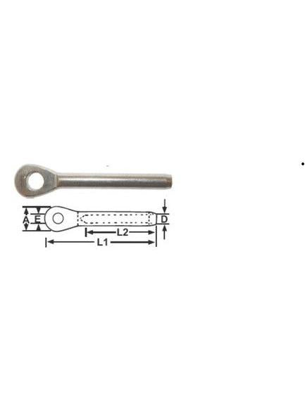 SINOX MARINE EYE TERMINAL 5/32 "