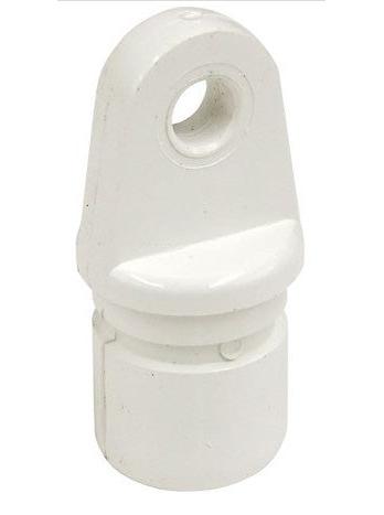 CANOPY TUBE END 25MM X 1.6MM WHITE