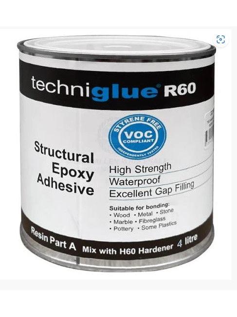 WEST SYSTEMS RB60 TECHNIGLUE STRUCTURAL ADHESIVE RESIN 1 LITRE - AVAILABLE IN STORE ONLY 1 LITRE