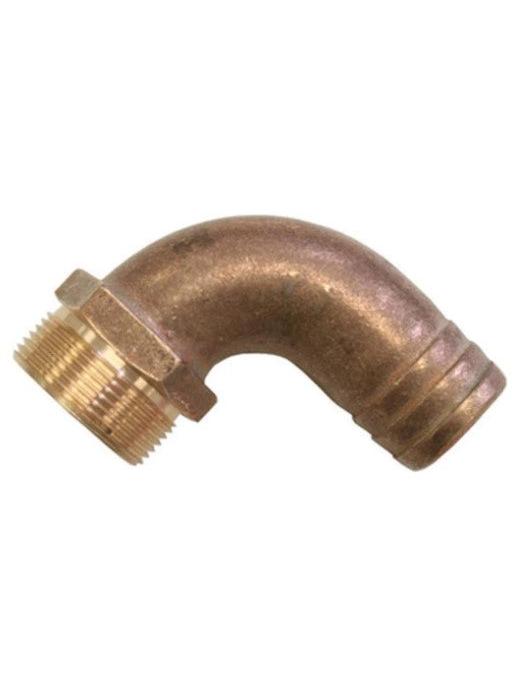 BRONZE ELBOW HOSE TAIL 38MM X 1 1/2 BSP