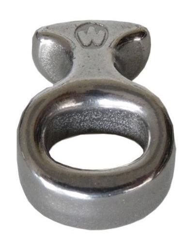 WICHARD CONNECTOR LINK FOR LOOP D4 - STAINLESS STEEL