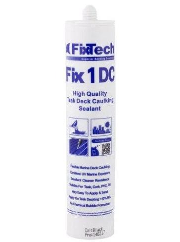 FIX1DC DECK CAULK BLACK 300ML