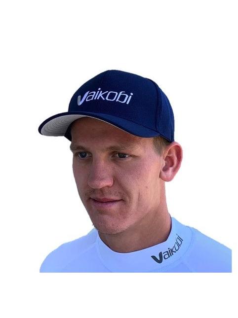 VAIKOBI PERFORMANCE MESH HAT LOGO - NAVY
