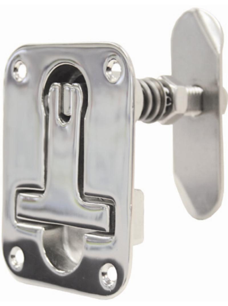STAINLESS STEEL HATCH LATCH - RECTANGULAR 77 X 63MM