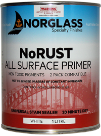 8228 NoRUST ALL SURFACE PRIMER WHITE 250ml - AVAILABLE IN STORE ONLY