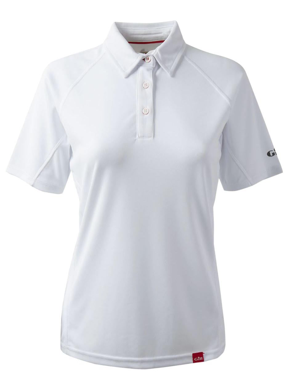 GILL UV TEC POLO WOMENS - WHITE - UV002 - DISCONTINUED STYLE
