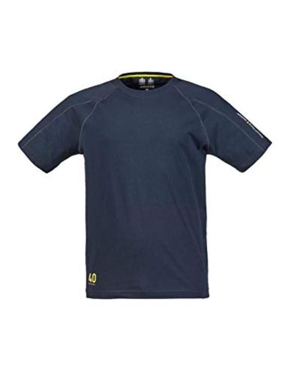 MUSTO EVOLUTION LOGO S/S TEE - NAVY