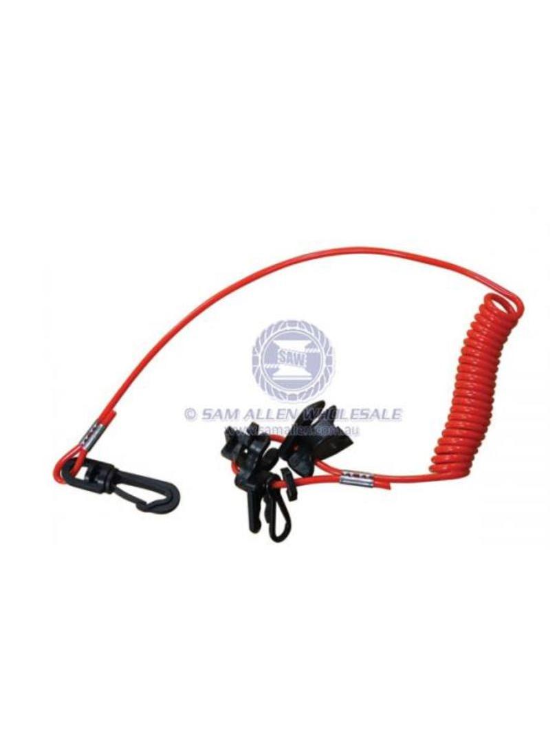 UNIVERSAL EMERGENCY OUTBOARD CUT OFF COIL CORD