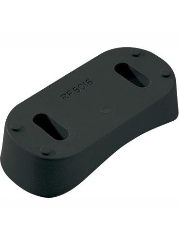 RONSTAN MEDIUM CURVED SURFACE BASE/RISER, BLACK