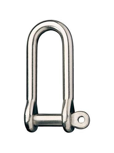 RONSTAN D SHACKLE, LONG, PIN 5/16", L:54MM, W:17MM