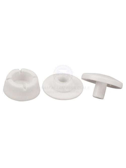 STAYPUT 3 PIECE PRESSCLIP WHITE 20