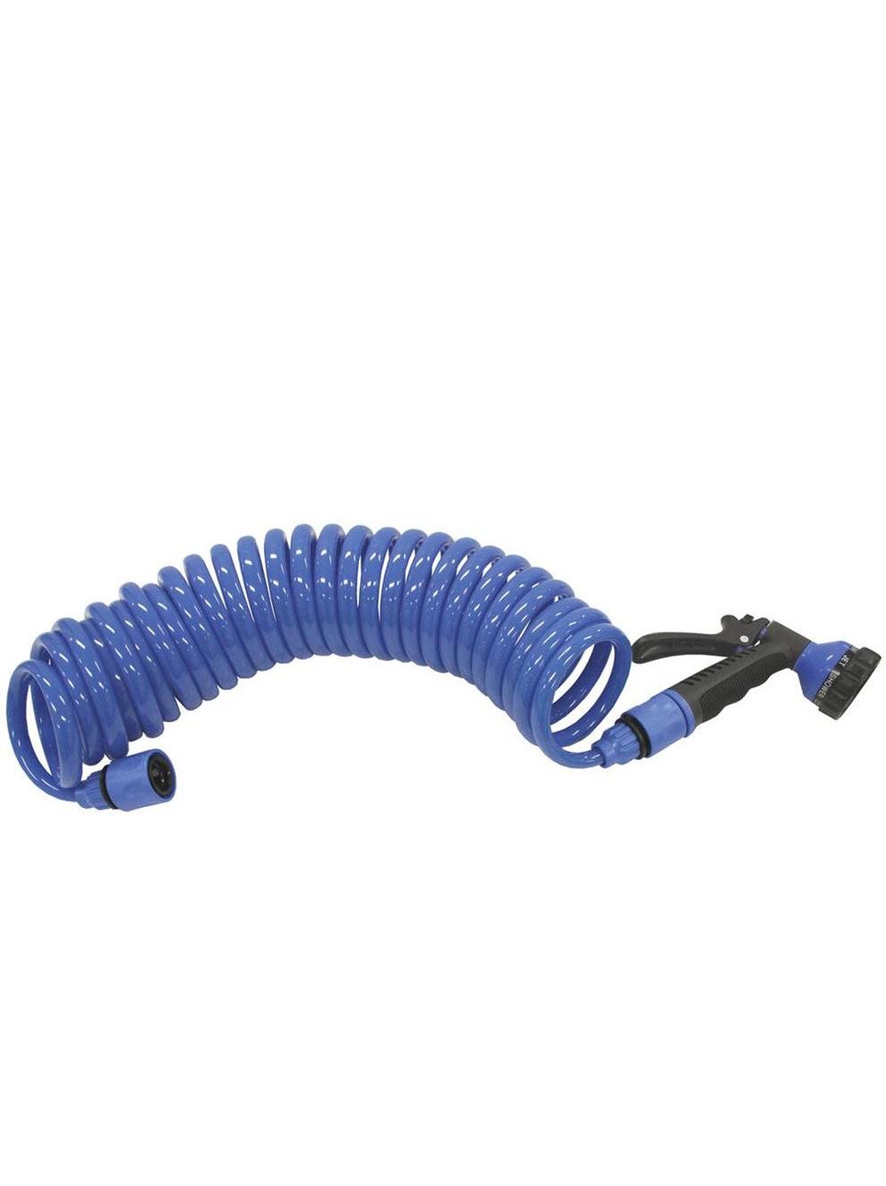 COILED HOSE WITH GUN - STANDARD 7.6 MTR