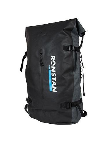 RONSTAN DRY ROLL-TOP 55L BACKPACK - BLACK & GREY