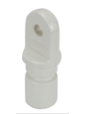 TUBE END 19MM X 1.6MM WHITE