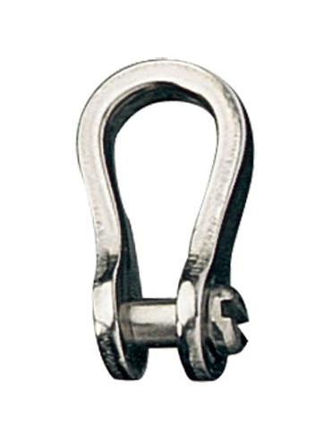 RONSTAN NARROW SHACKLE - SLOTTED PIN - 3/16 INCH ,L:19MM, W:8MM