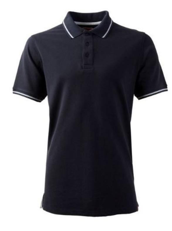 GILL MEN'S CREW POLO - CC01 - NAV - SIZE LARGE ONLY
