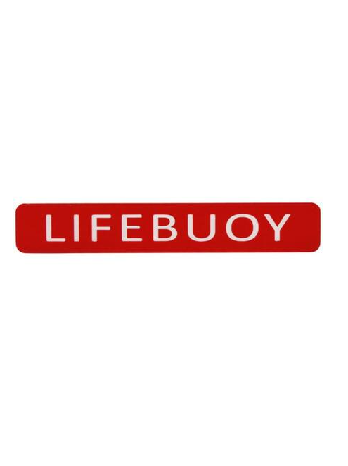 SAM ALLEN SAFETY LABEL - LIFEBUOY 150MM X 25MM 3M ADHESIVE