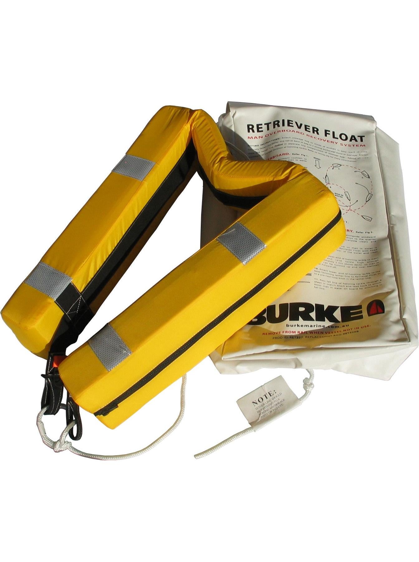 BURKE - RETRIEVER FLOAT LIFESLING WITH STOW BAG