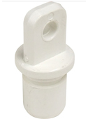 TUBE END 25MM X 3MM WHITE