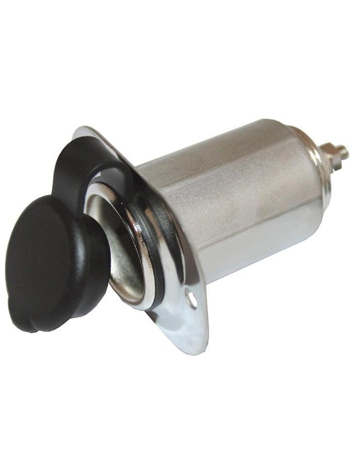 POWER SOCKET - STAINLESS STEEL 12V