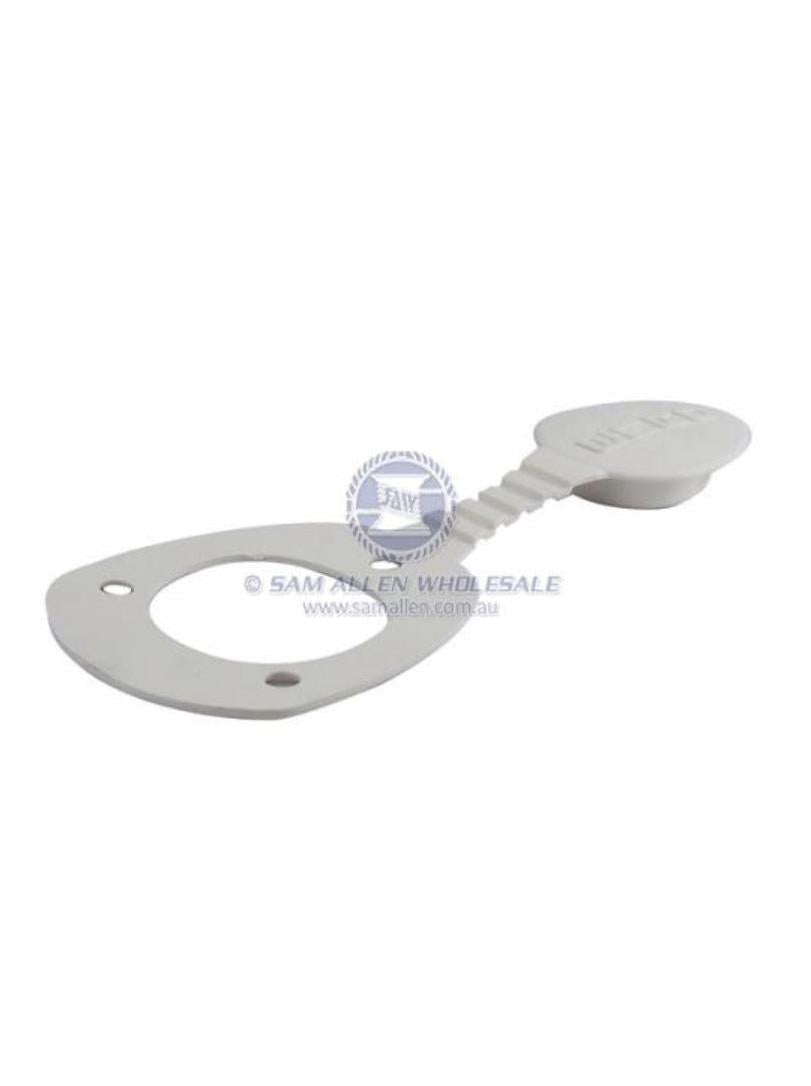 ROD HOLDER CAP - OVAL TOP WHITE
