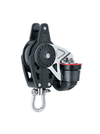 HARKEN 40MM CARBO BLOCK W/CAM CLEAT AND BECKET
