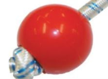 RED PARREL BEAD - UP TO 5MM