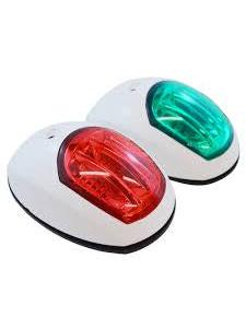 12V/20M LED NAVIGATIONS LIGHTS - PORT / STARBOARD - WHITE