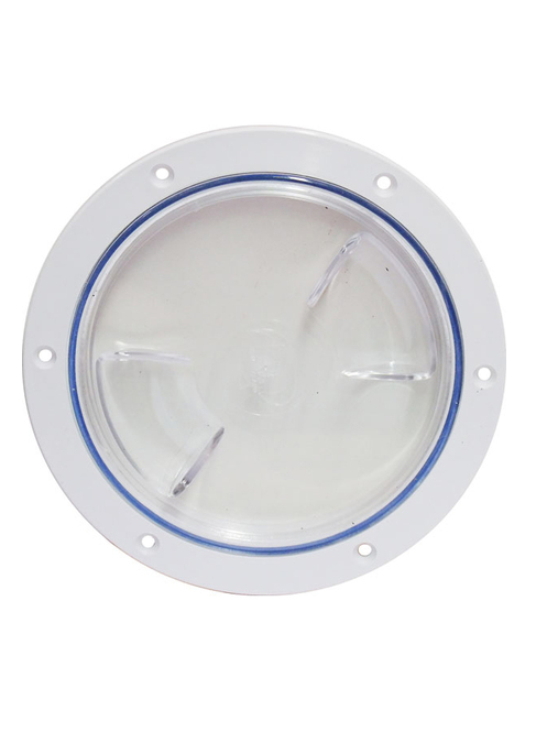 INSPECTION PORT 4" NAIRN WHITE/CLEAR - MADE IN AUSTRALIA