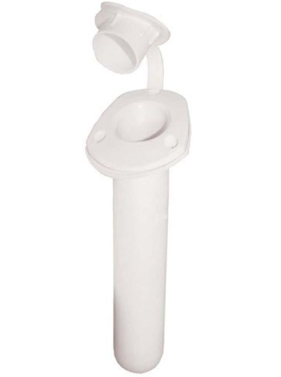 ROD HOLDER - LARGE OVAL HEAD & SEALING CAP - WHITE