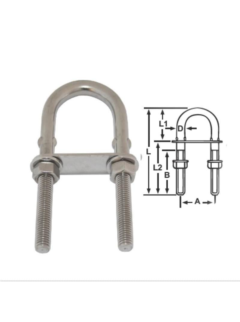 U-BOLT S/S 12 X 150MM