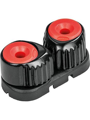 RONSTAN ALLOY CAM CLEAT - RED/BLACKBASE - SMALL