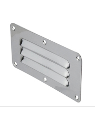 STAINLESS STEEL LOUVRE VENT W 127MM X H 115MM