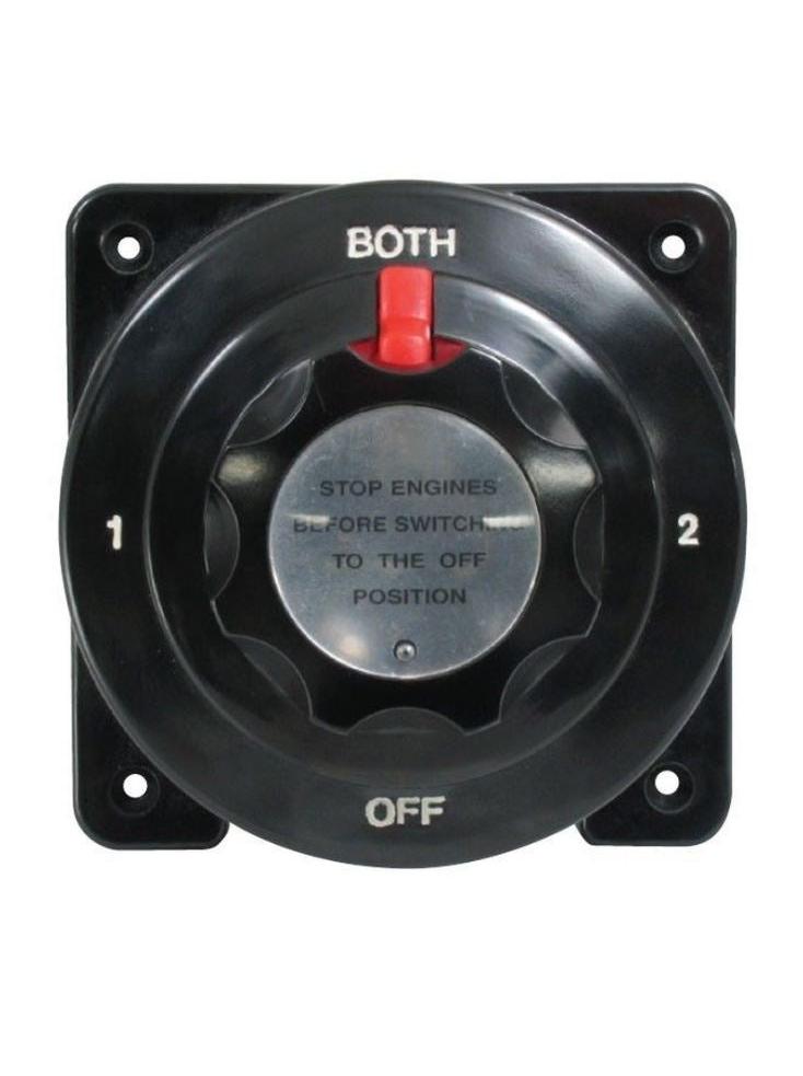 SWITCH BATTERY 4 POSITION BLACK 235A