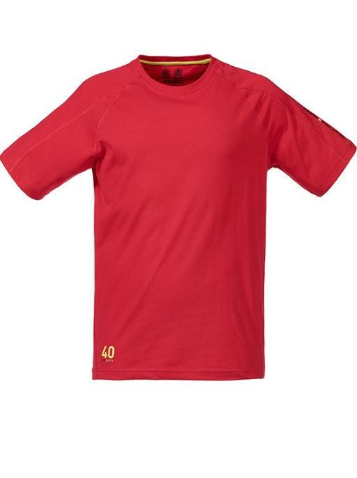MUSTO EVOLUTION LOGO S/S TEE - RED