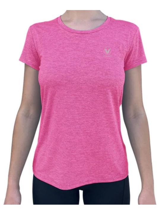 VAIKOBI WOMEN'S UV PERFORMANCE TECH TEE - PINK