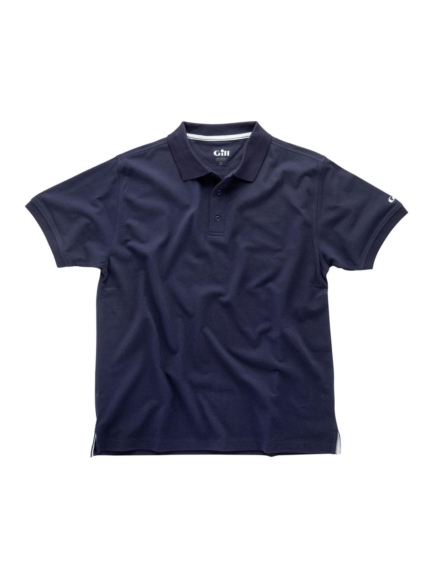 GILL COTTON MEN'S POLO - BLACK - SIZE SMALL